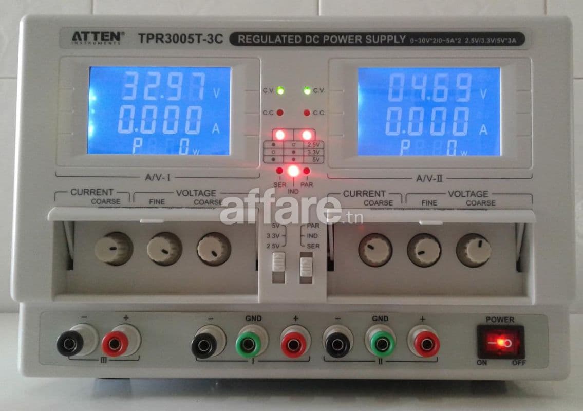 Alimentation stabilisée régulée ATTEN TPR3005T-3C