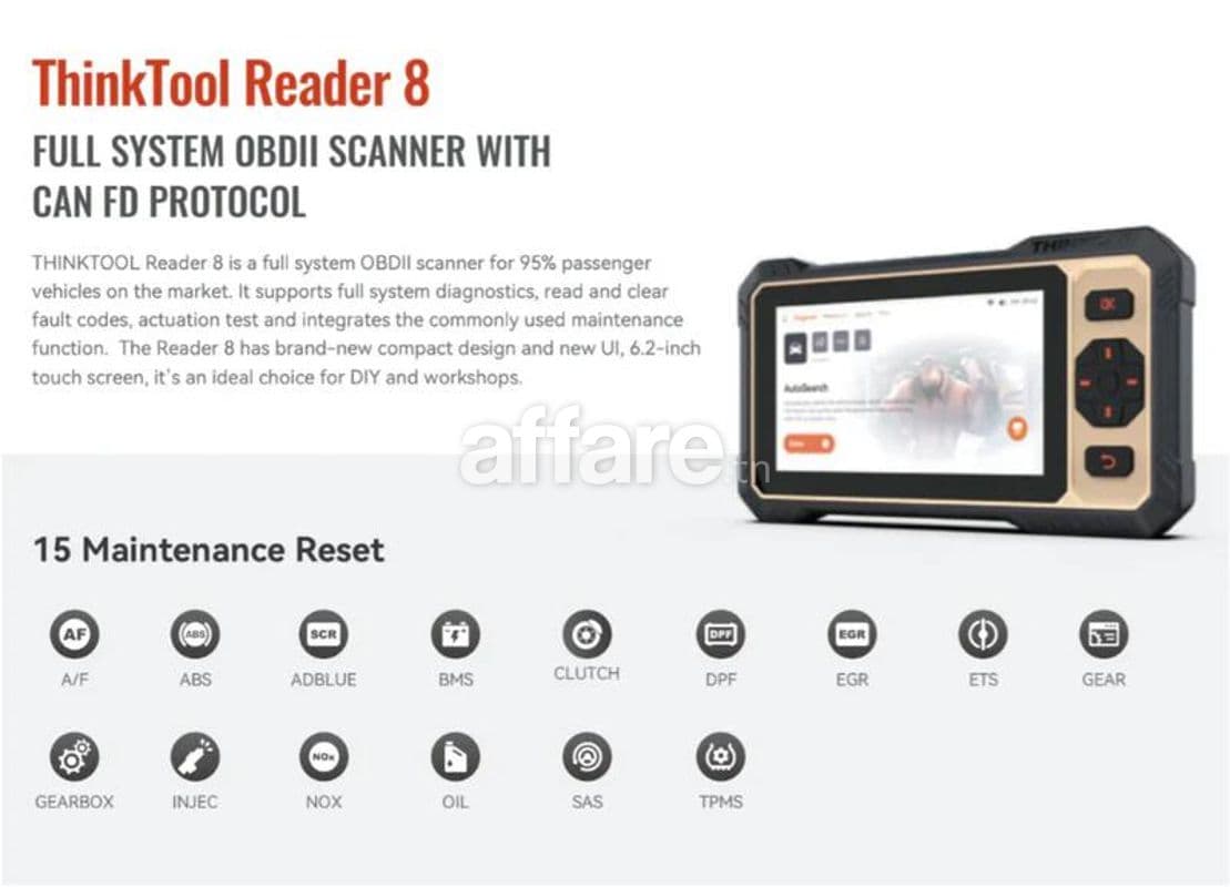 a vendre appareil de diagnostic THINKTOOL READER 8