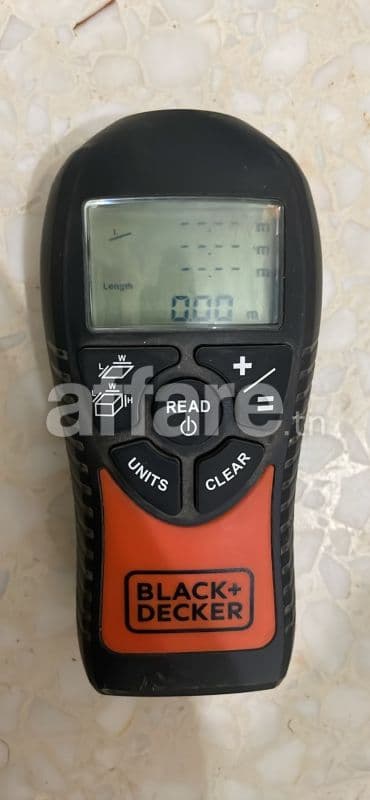 Black & Decker Bdmu040 Télémètre à Ultrasons 9V Jusqu'À 12M 