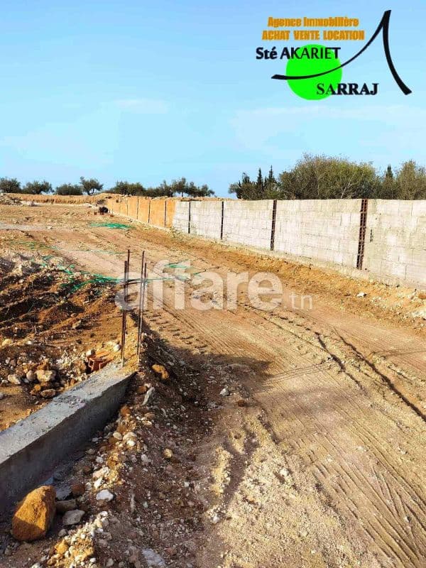 Terrain Agricole #Clôturé [#6500m²] #Sidi Bouali #Hotmen