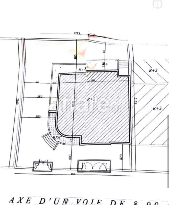 Terrain 383 m² à hammam Sousse pour projet immobilière