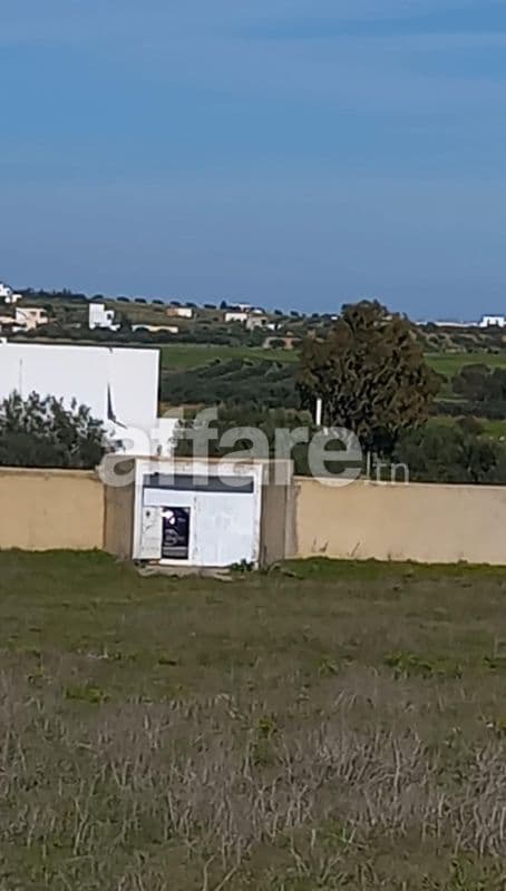 Très agrèable Terrain entièrement clôturé 8200m² à HAMMAMET 