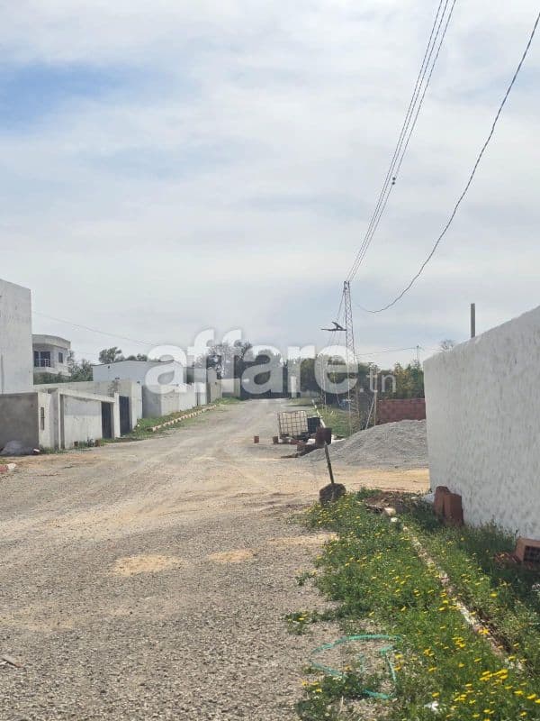 Terrain 1000 m² et 1500 m² à Rmila Chott Mariem