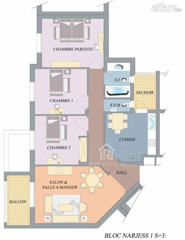 appartement s+3