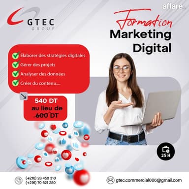 Formation en Marketing Digital