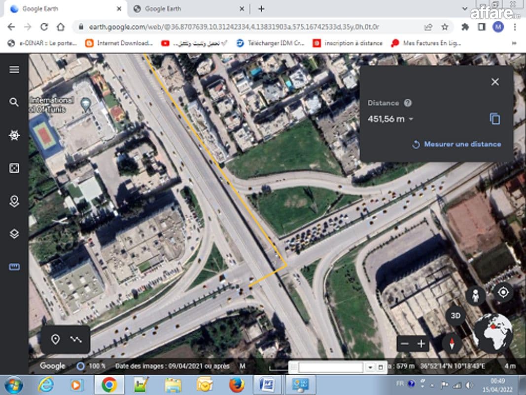  le terrain de la Marsa