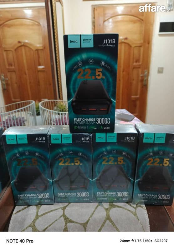 Power Bank hoco original fast charge 30000w