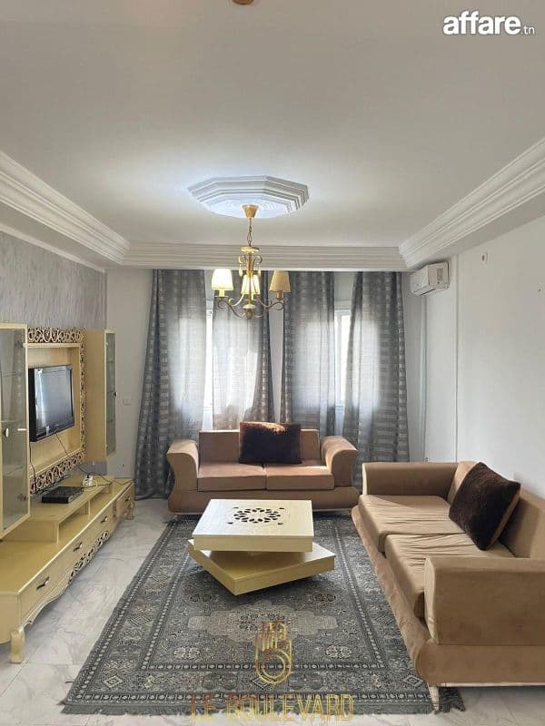 A Louer Etage De Villa S+2 Meublé En 2éme étage à Mrezga