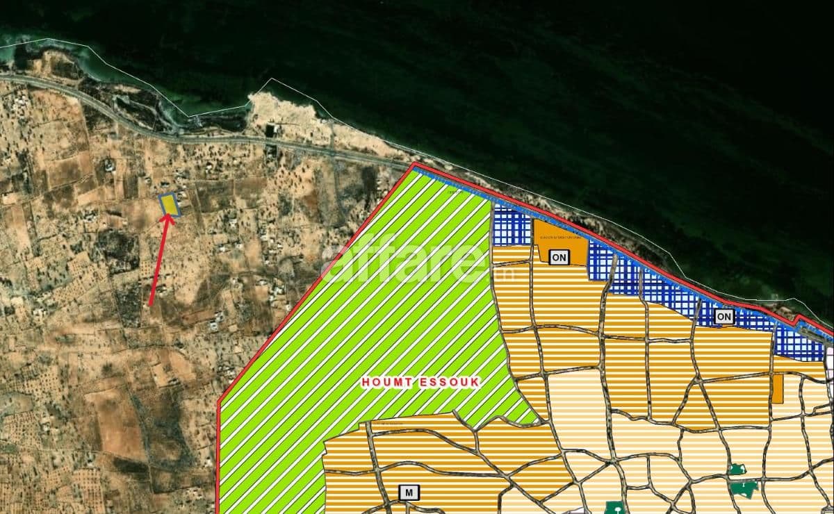 DJERBA SIDI SALEM Terrain 6 367 m² Titre Bleu individuel