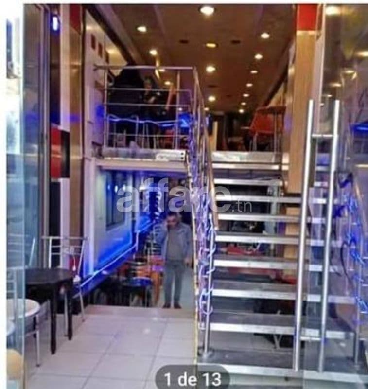 A louer gerance libre café rdc et 1ére étages au Tunis