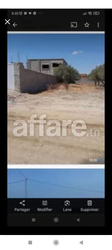 A vendre terrain a zaouit monag