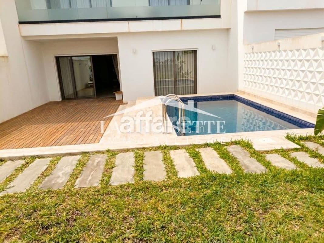 Appartement s2 meublé avec piscine à Gammarth MAL0807