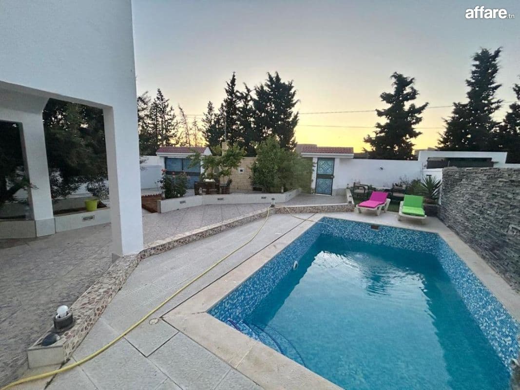 VILLA à location estivale Hammamet 