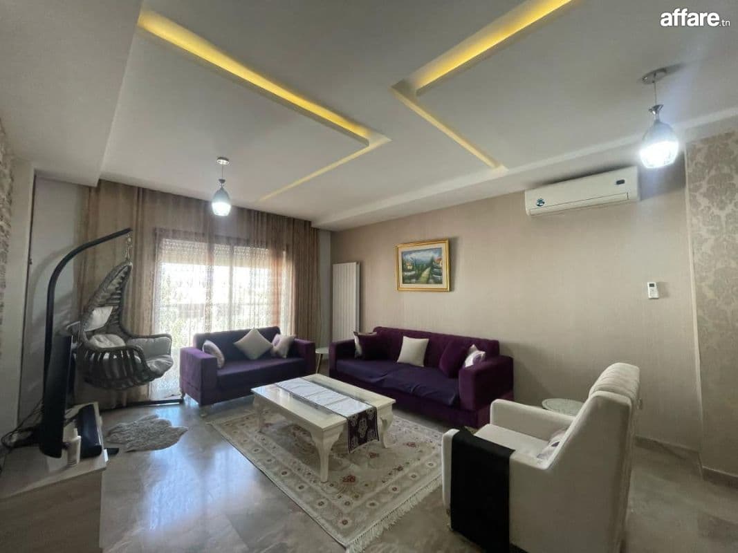 A louer un appartement meublé à chotrana 1
