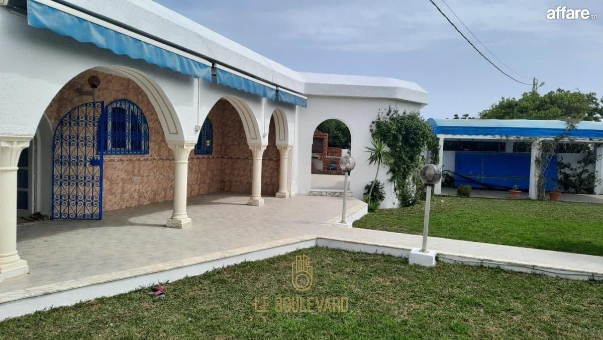 Bungalow S+3 avec jardin, 2ème position de la mer à Maamoura