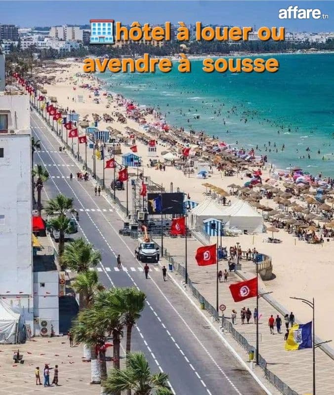 Avendre et à louer #Hôtel #Idéal #investisseur #sousse