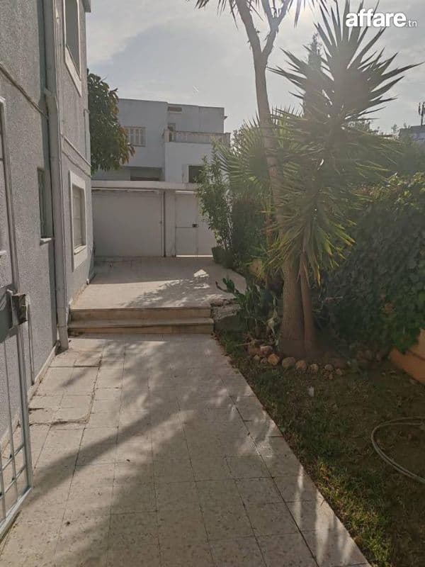  À Louer | RDC S+3 avec jardin – Ennasr 2
