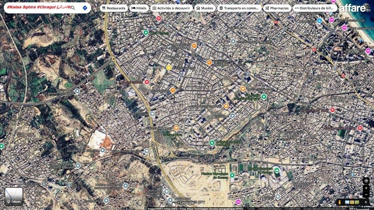  #A VENDRE #Terrain #Approuvé [#500m²]#Kalaa Sghira #Chragui