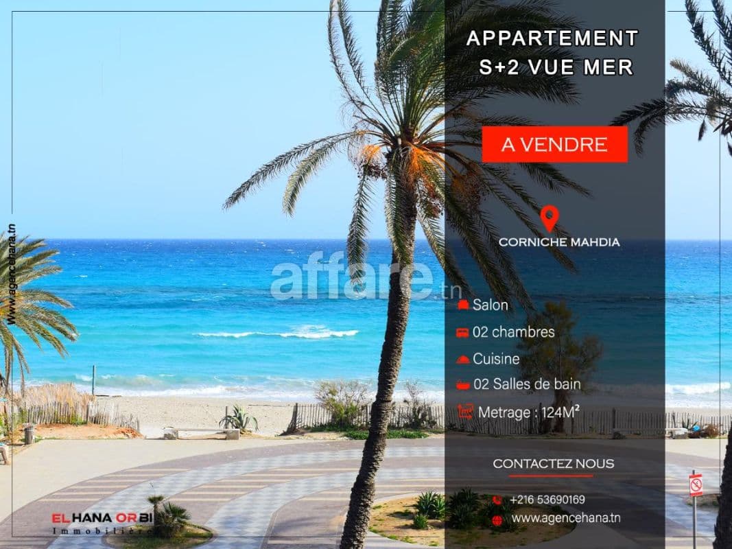 Appartement s+2 à vendre
