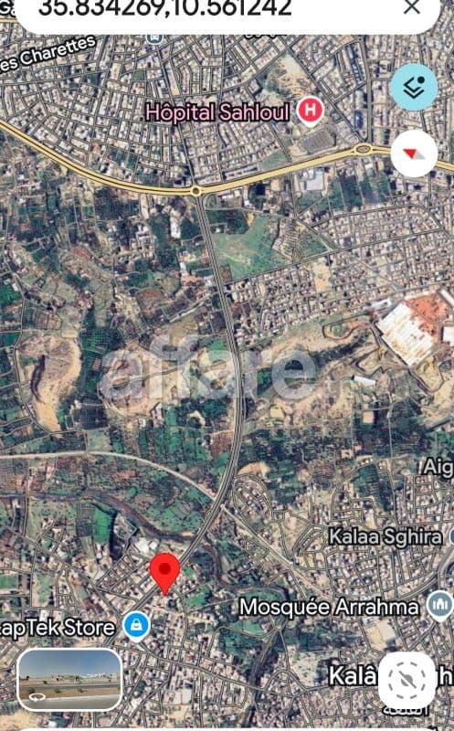 Magnifique terrain 1000 m² à Kalaa sghira sousse