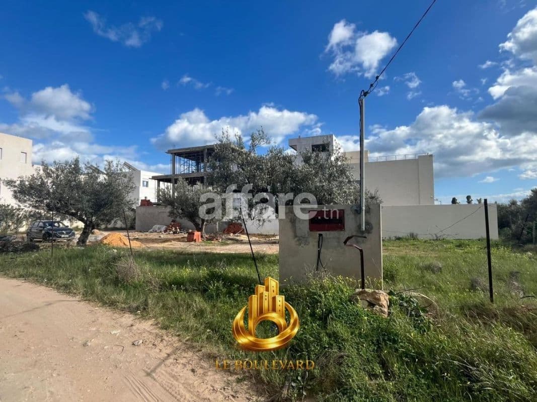 A vendre terrain 523m² à Hammamet Nord