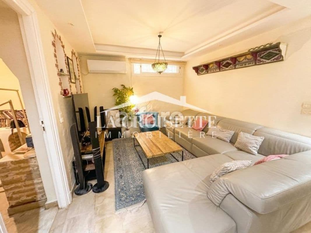 Villa meublée S3 avec jardin et terrasse à La Marsa MVL0116