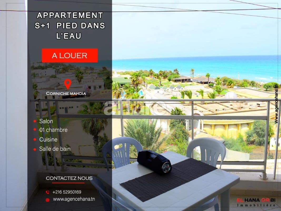 Appartement s+1 de charme rz azur proche de la plage