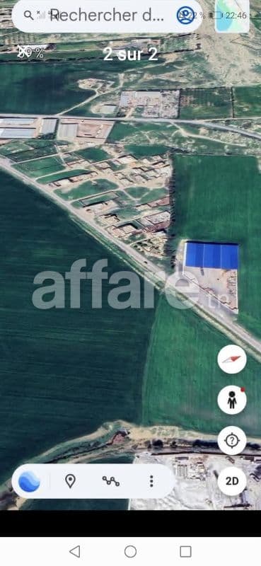 Àv terrain 250 mètre Mhemdia sidi fraj