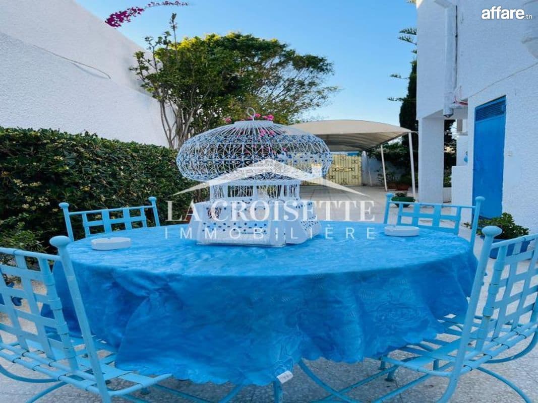 Rez de chaussée s2 meublé à Sidi Bou Said ZRCL0324