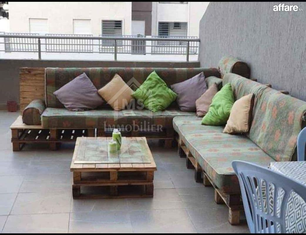 Location estivale: Un appartement S+2 à louer à AFH Mrezga 
