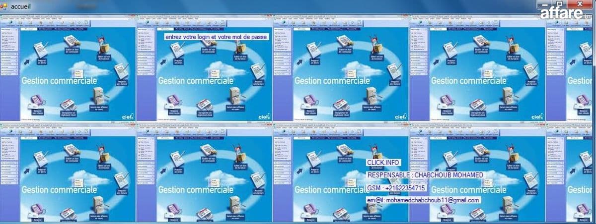 logiciel  gestion commercial