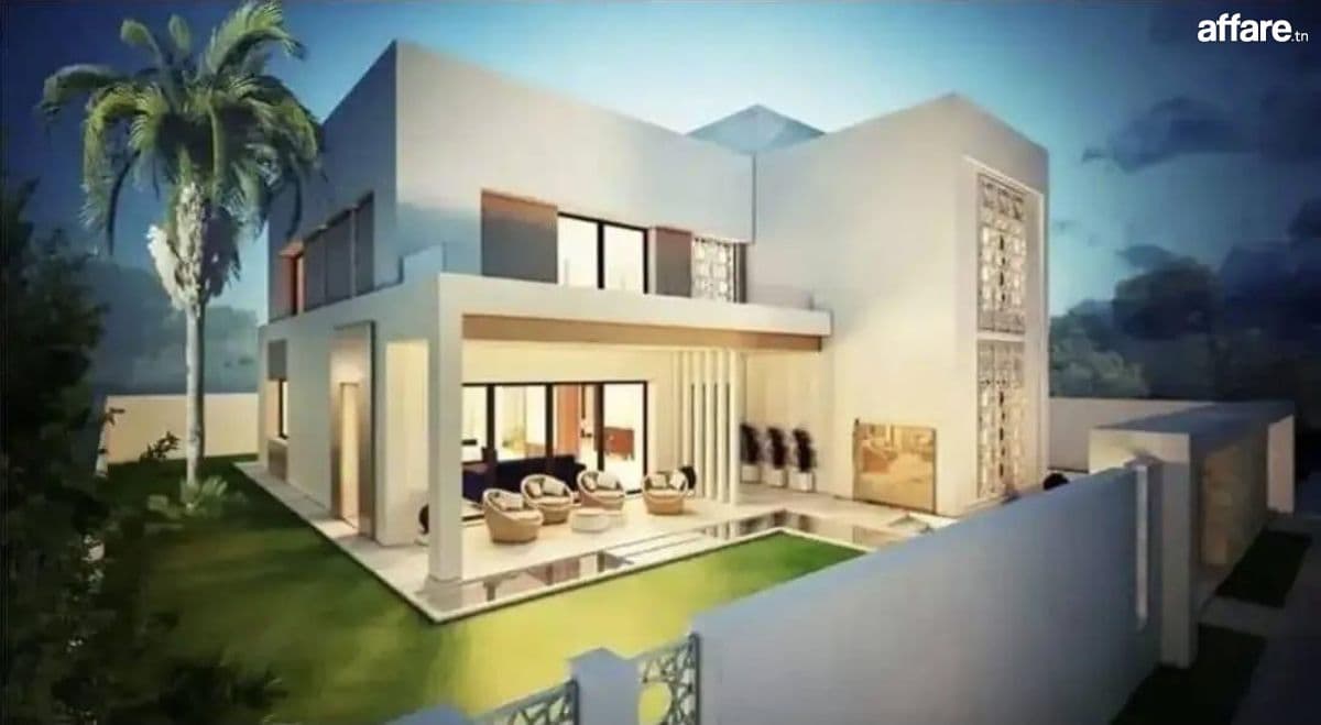 🏗À VENDRE: Villa inachevée – Quartier Chic, Khezama Ouest