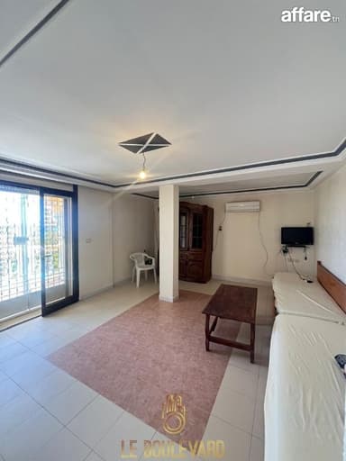 Bungalow S+2 au 1er étage, au bord de la mer à Lido, Nabeul 
