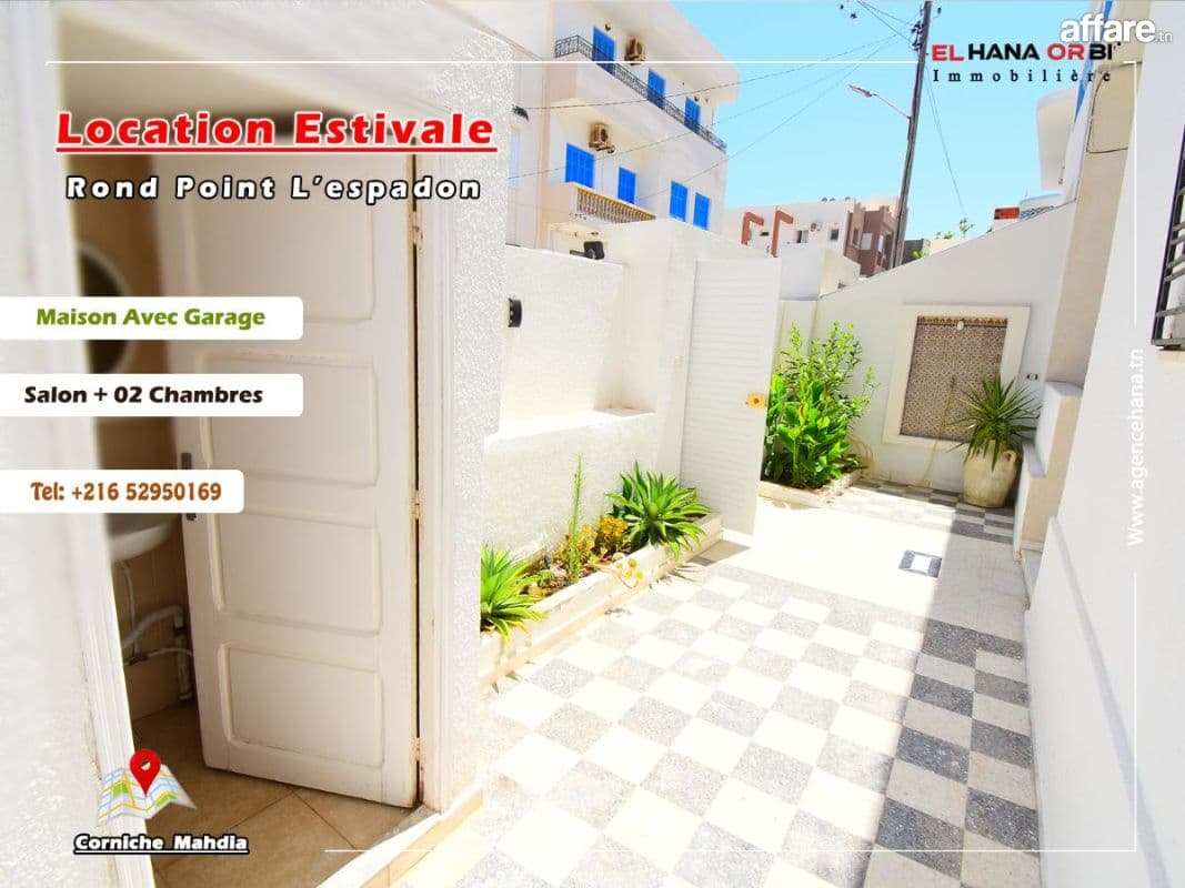 Location pour été 2025 maison proche de l’espadon avec garag