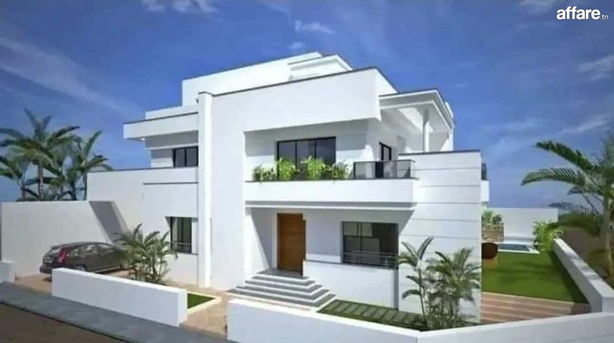 🔑UN BIJOU IMMOBILIER à Khezama Ouest: Villa S5 Avec Piscine