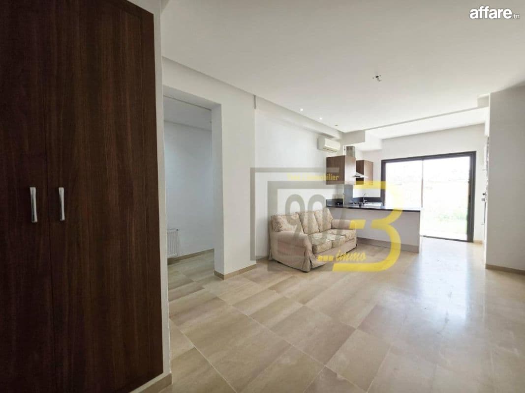 a Louer un appartement s+2 avec jardin à enassr 2