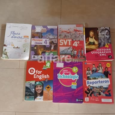 Vente livres 4eme système français