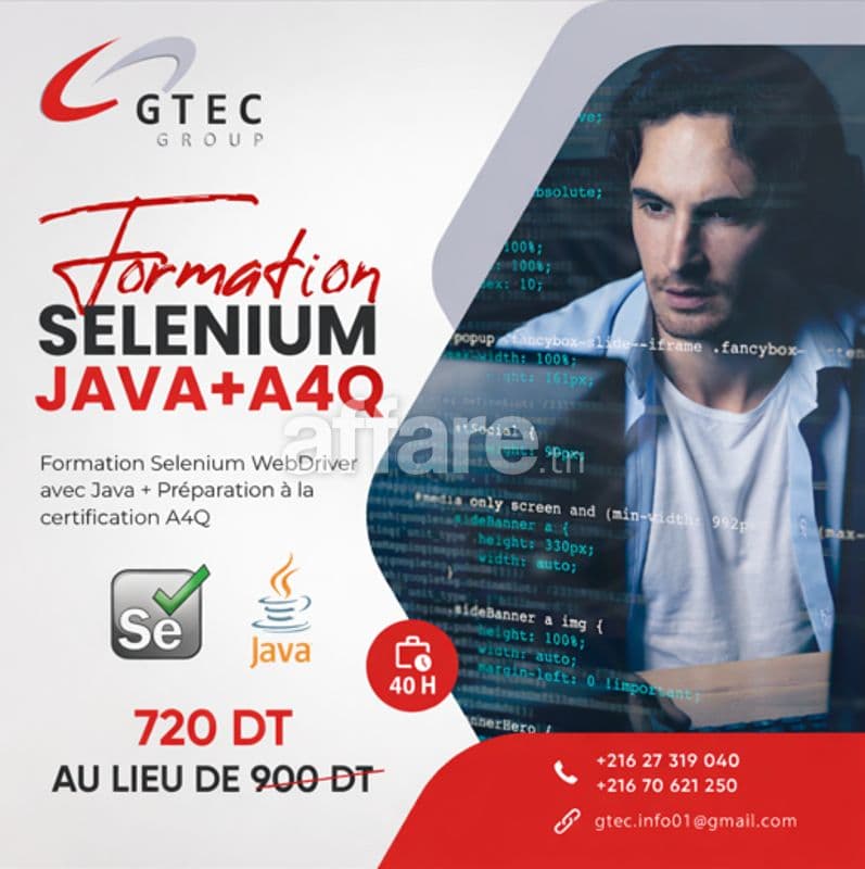 Formation Selenium avec Java A4Q