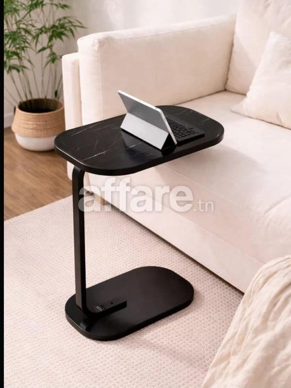 Mini table D appoint effet marbre