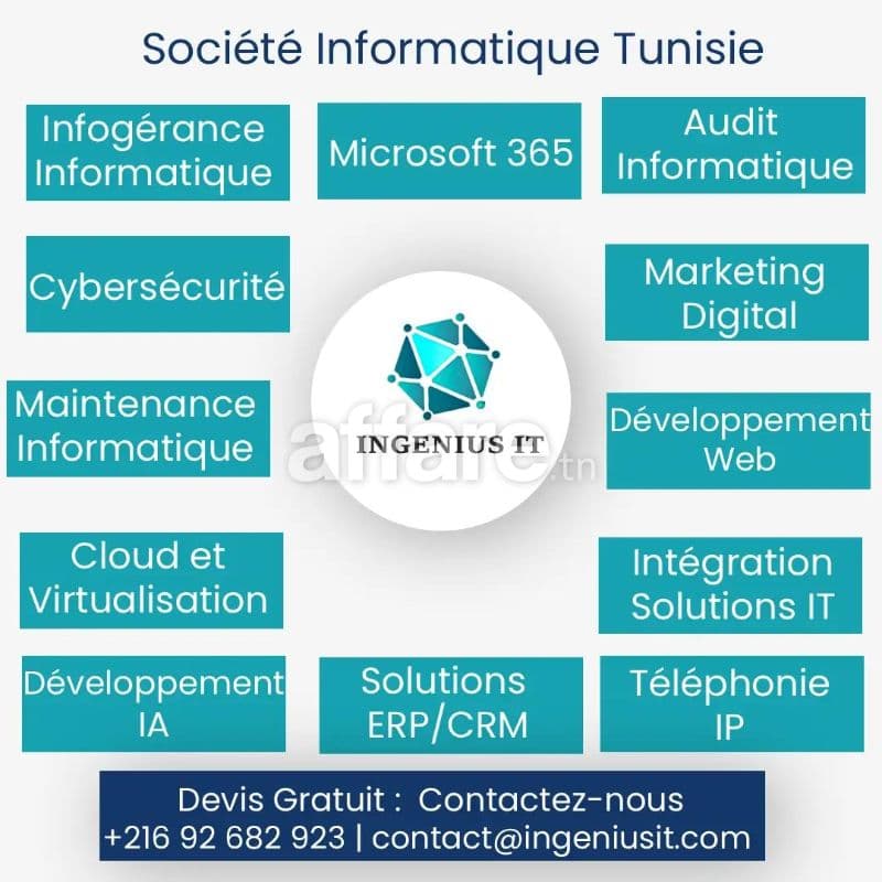 Ingenius IT Meilleure société informatique en Tunisie