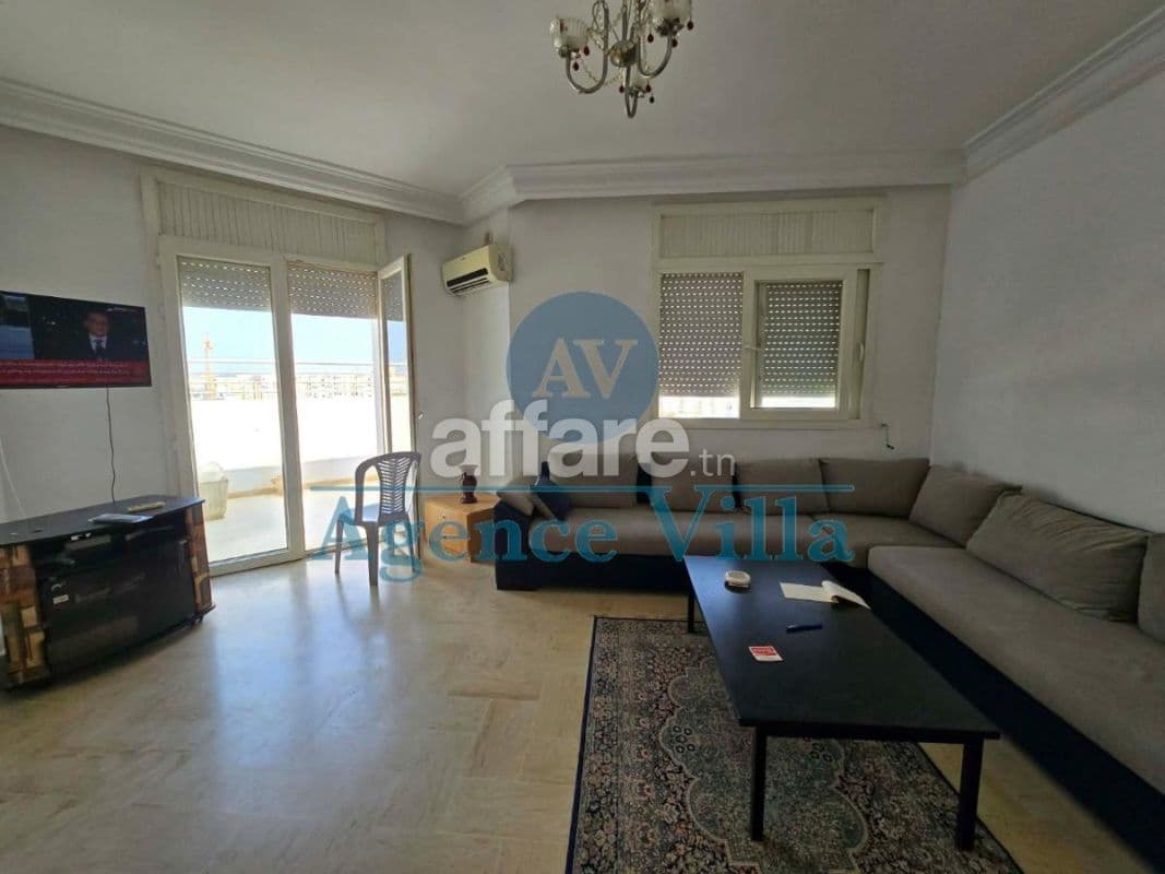 A louer un appartement s+1 meublé à cité el Wahat