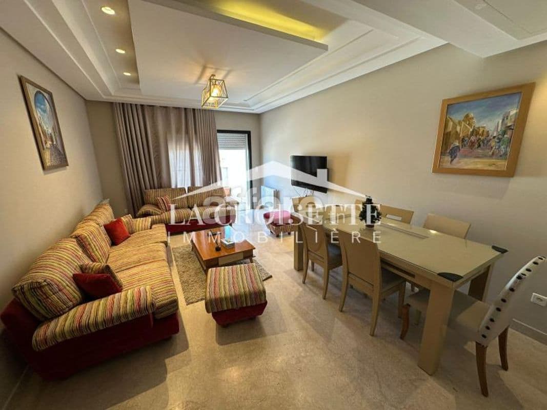 Appartement S+2 meublé aux Jardins de Carthage MAL3385