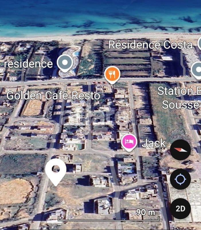 A vendre des terrain à chatt mariem vue dégagée