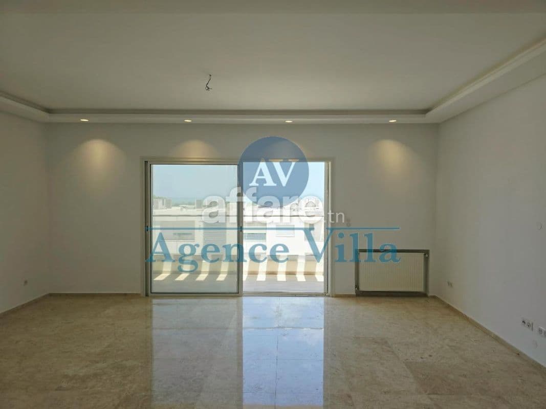 A louer un appartement s+3 avec vue mer à Gammarth