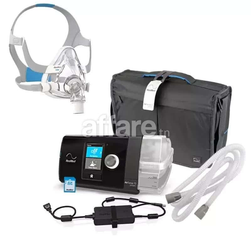 CPAP ResMed AirSense 10 AutoSet PACK COMPLET État NEUF