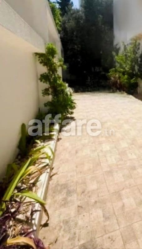 ENNASR 2 à louer appt S+4 avec jardin