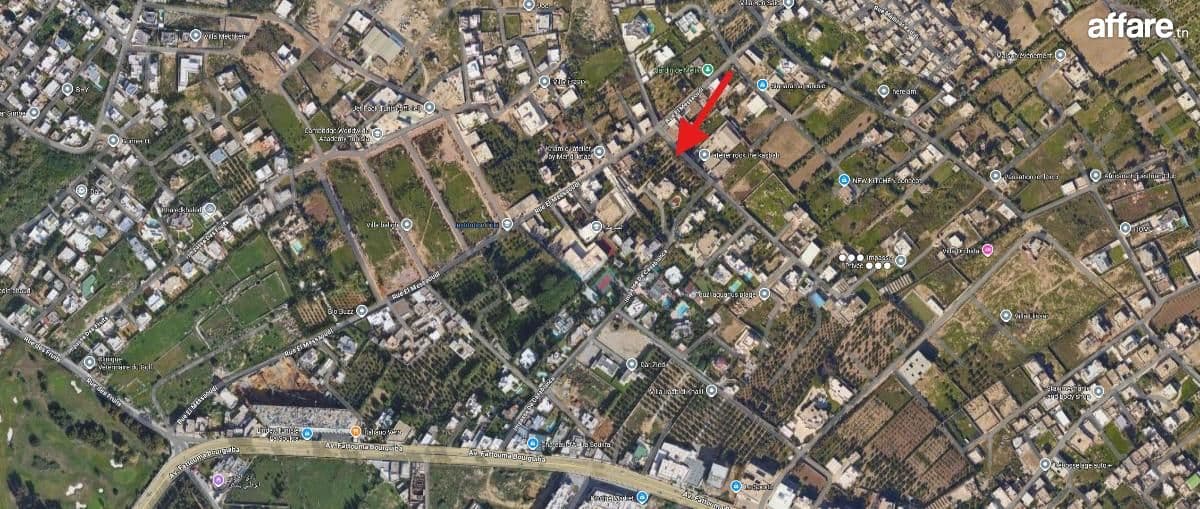 À Vendre Terrain résidentiel à La Soukra 500m2 