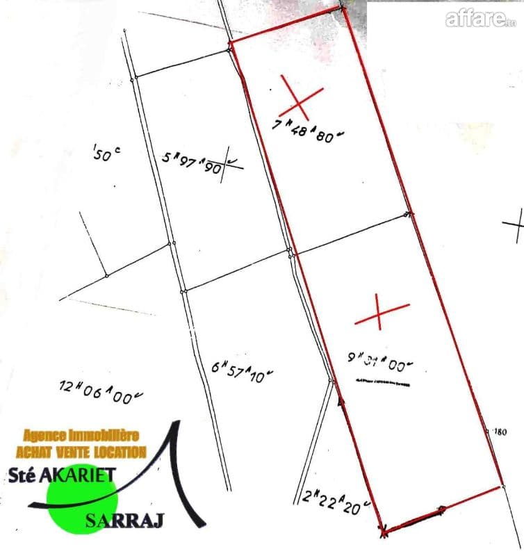Deux Terrains Agricole #Swayeh #Sidi Bouali (#à 200m de GP1)