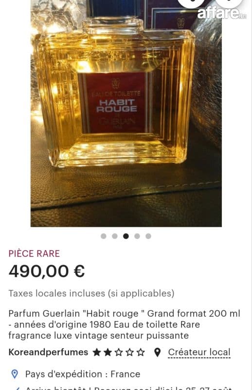 Parfum (Guerlain Habit Rouge) 