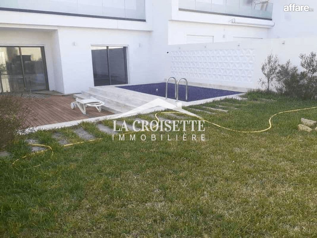 Appartement s2 avec piscine à Gammarth MAL0807